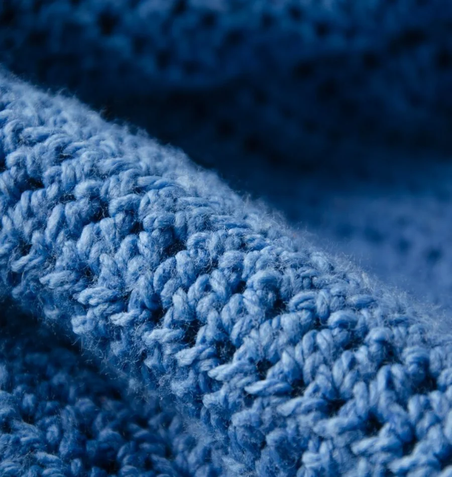 un primer plano de tricot